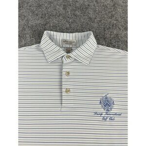 Peter Millar Summer Comfort Polo Shirt Mens M Trump International Golf Club